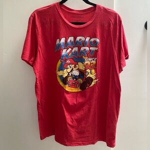 Red Mario Kart Graphic T-Shirt